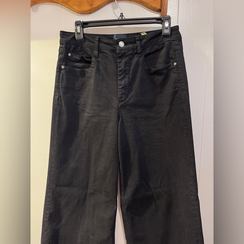 Maeve Anthropologie Black Wide-Leg Jeans - Picture 4 of 4